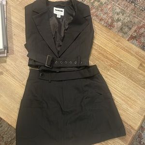 NORDSTROM Mini skirt and vest set